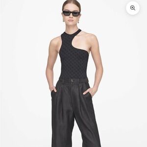 Anine Bing Black One-Piece Swimsuit